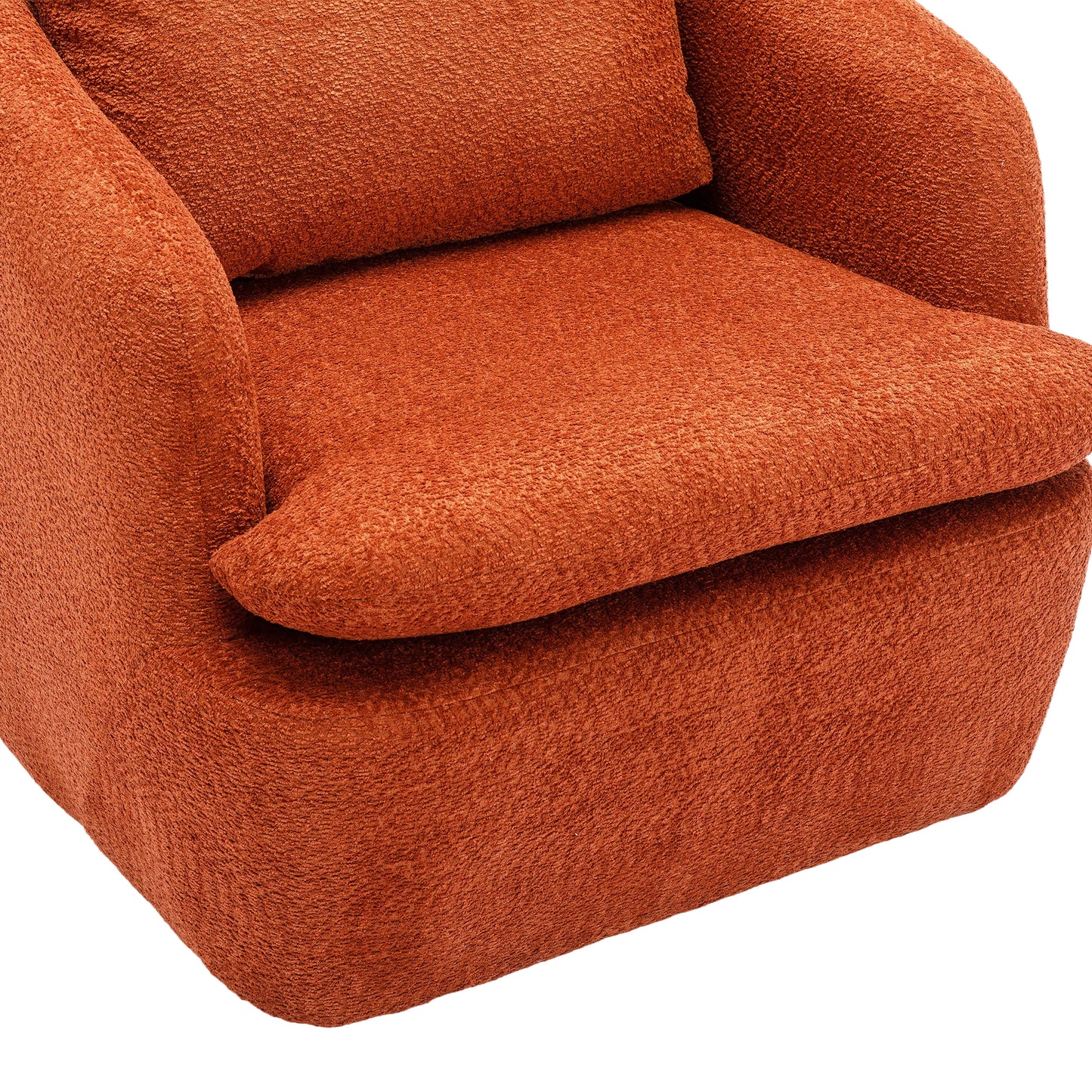 Comfy Round Accent Swivel Barrel Chair