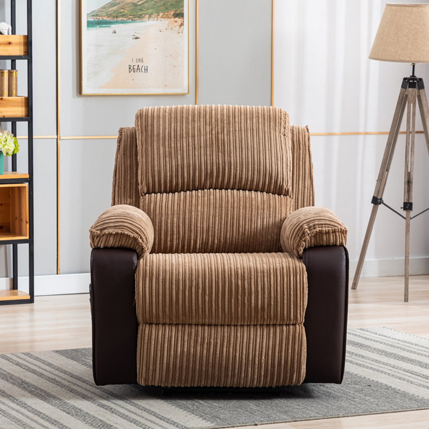 LuxeLounge Electric Recliner: Plush Comfort with Smart Control