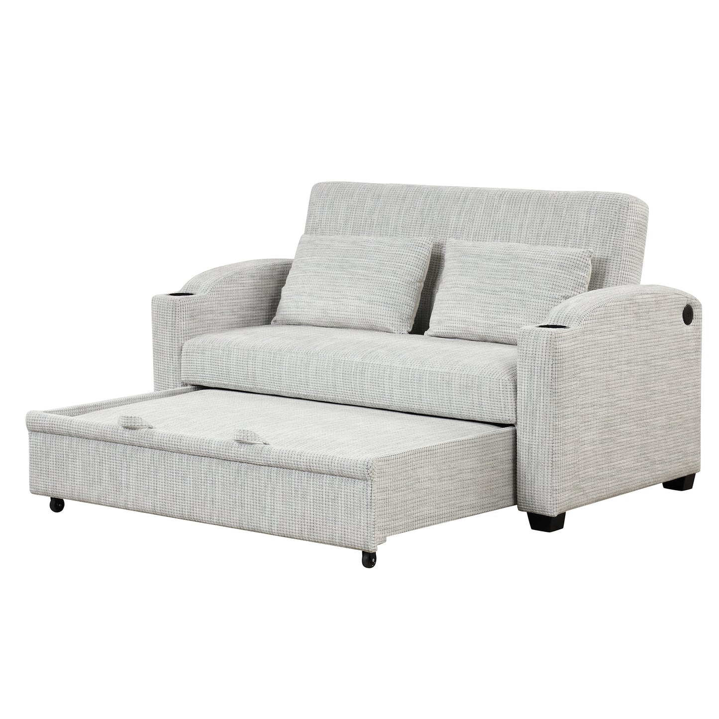 65" Modern  Pull Out Sofa Bed