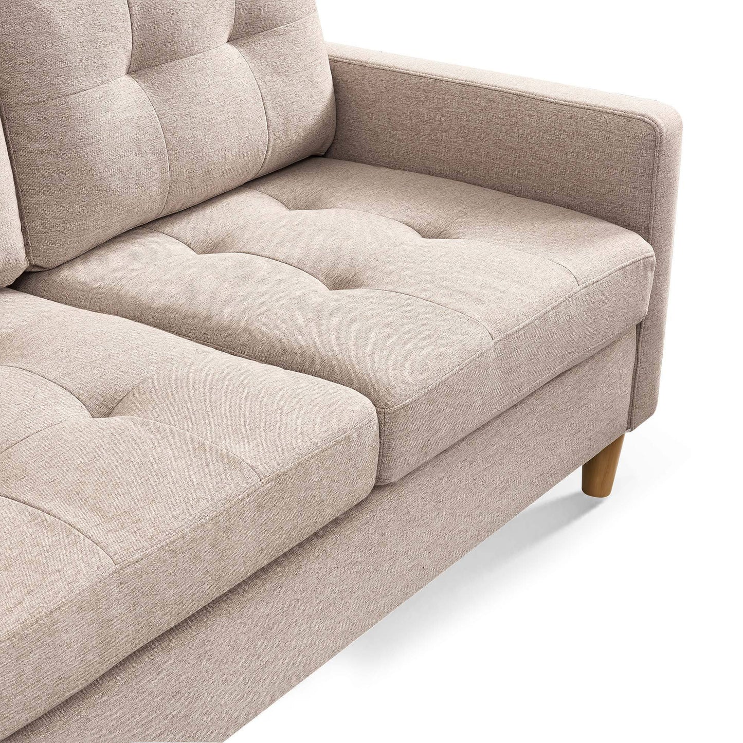 87” Wide Modern Convertible Sectional Sofa