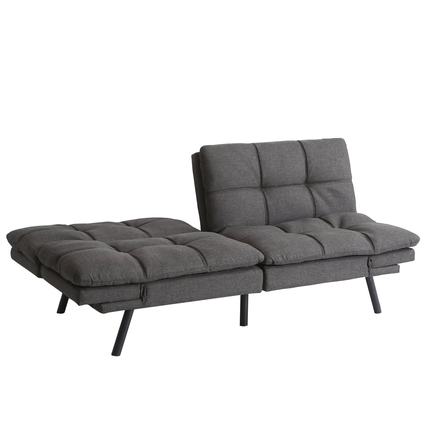 Convertible Memory Foam Futon Couch Bed