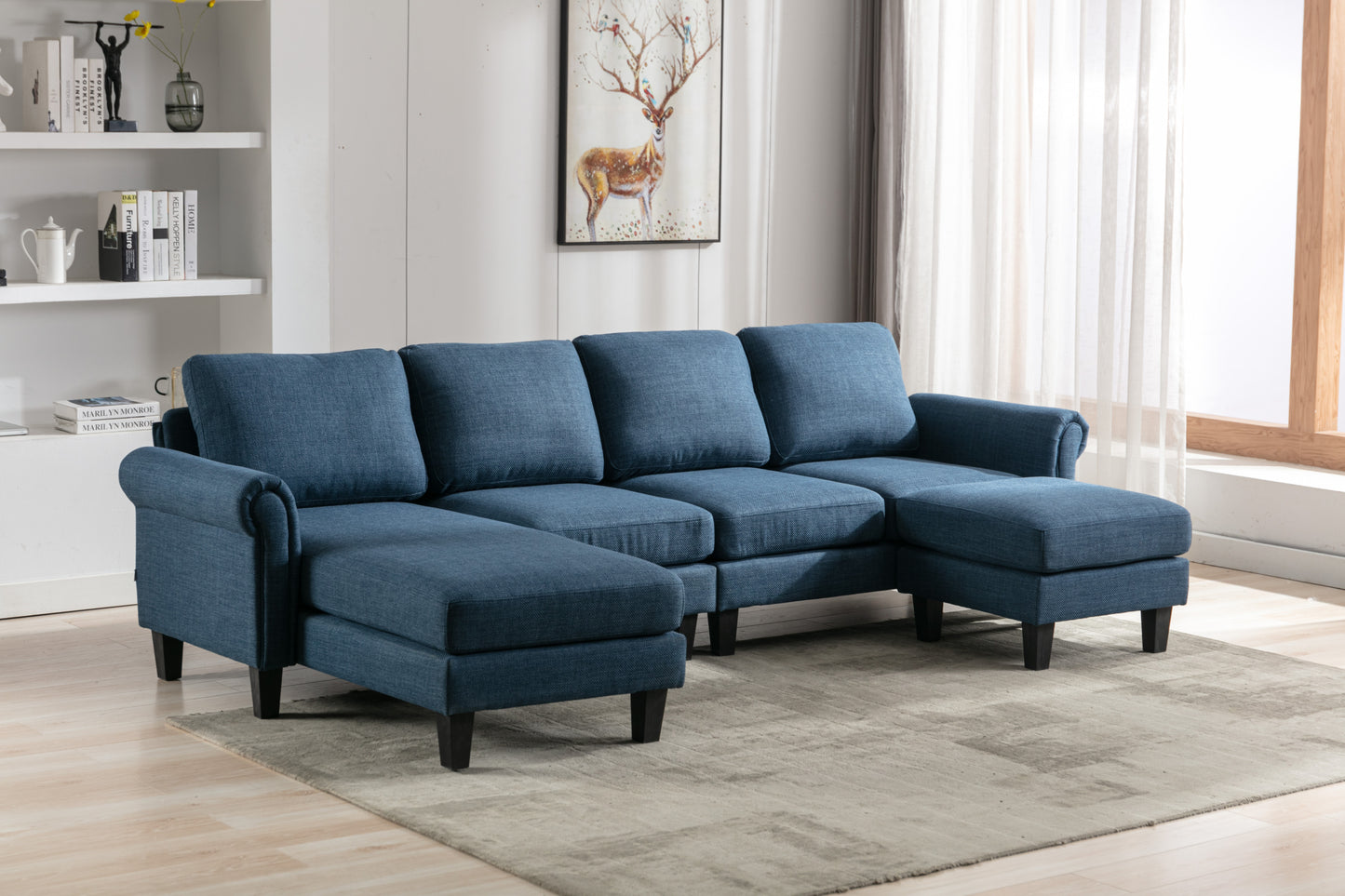 COOLMORE Accent sofa /Living room sofa sectional  sofa