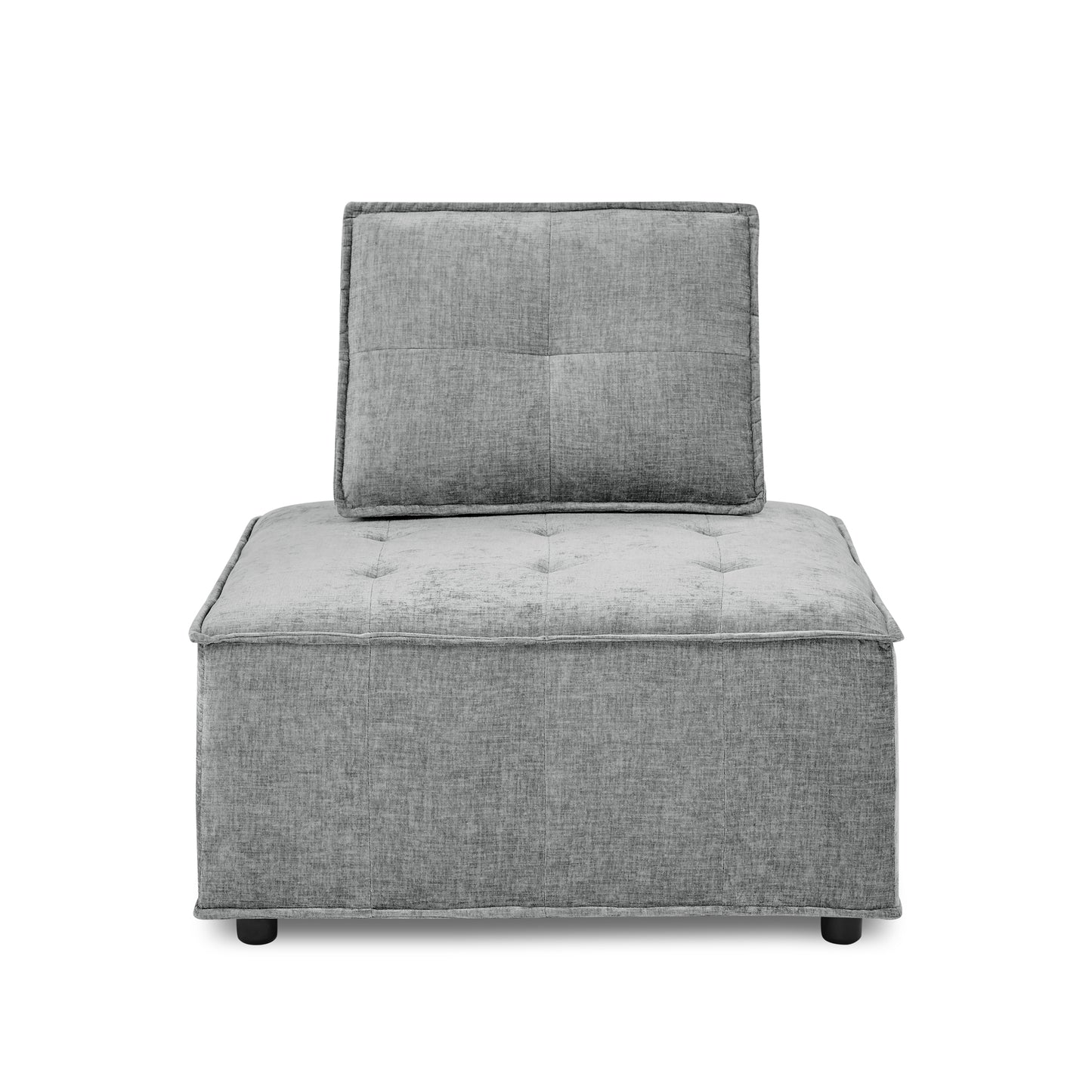 L-Shape Modular Sectional Sofa, DIY Combination, Chenille