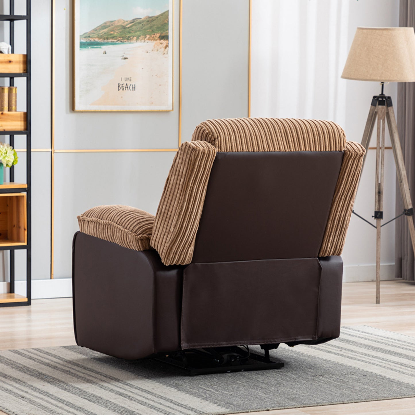 LuxeLounge Electric Recliner: Plush Comfort with Smart Control