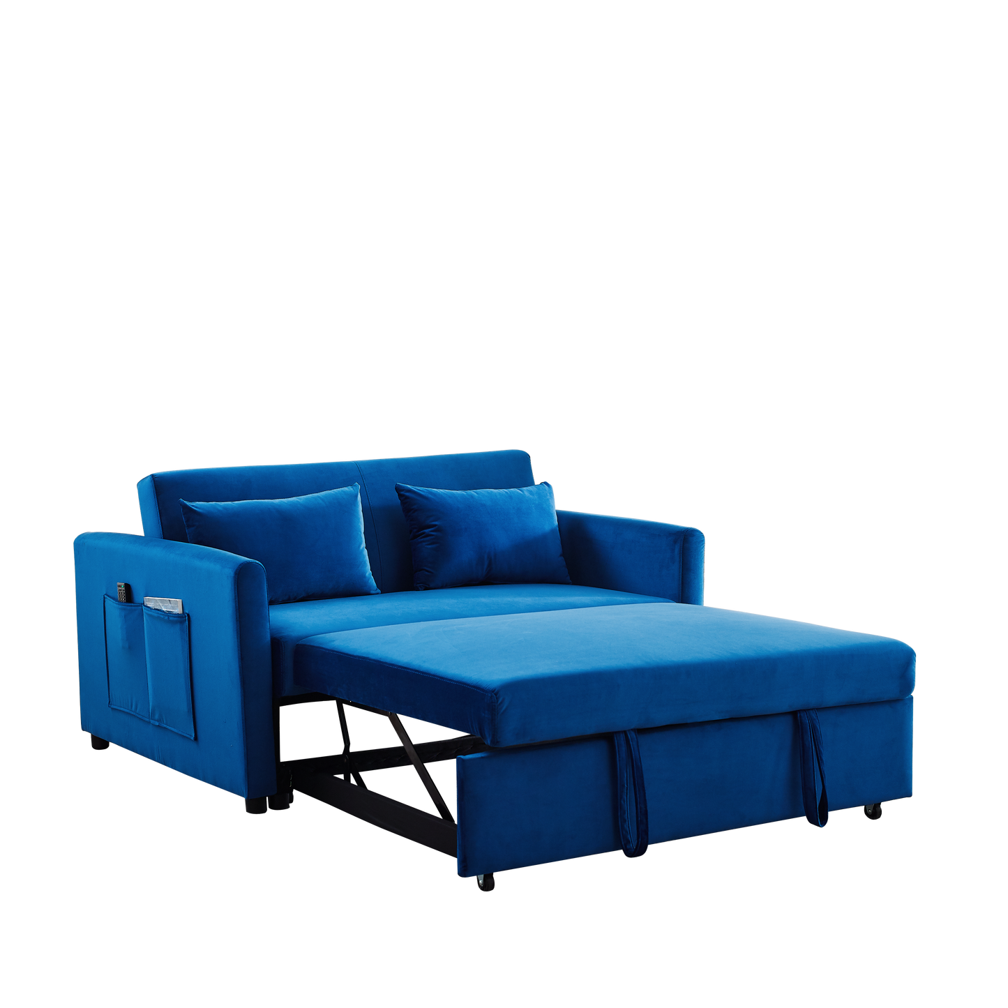 3-in-1 Versatile Velvet Convertible Sofa Bed