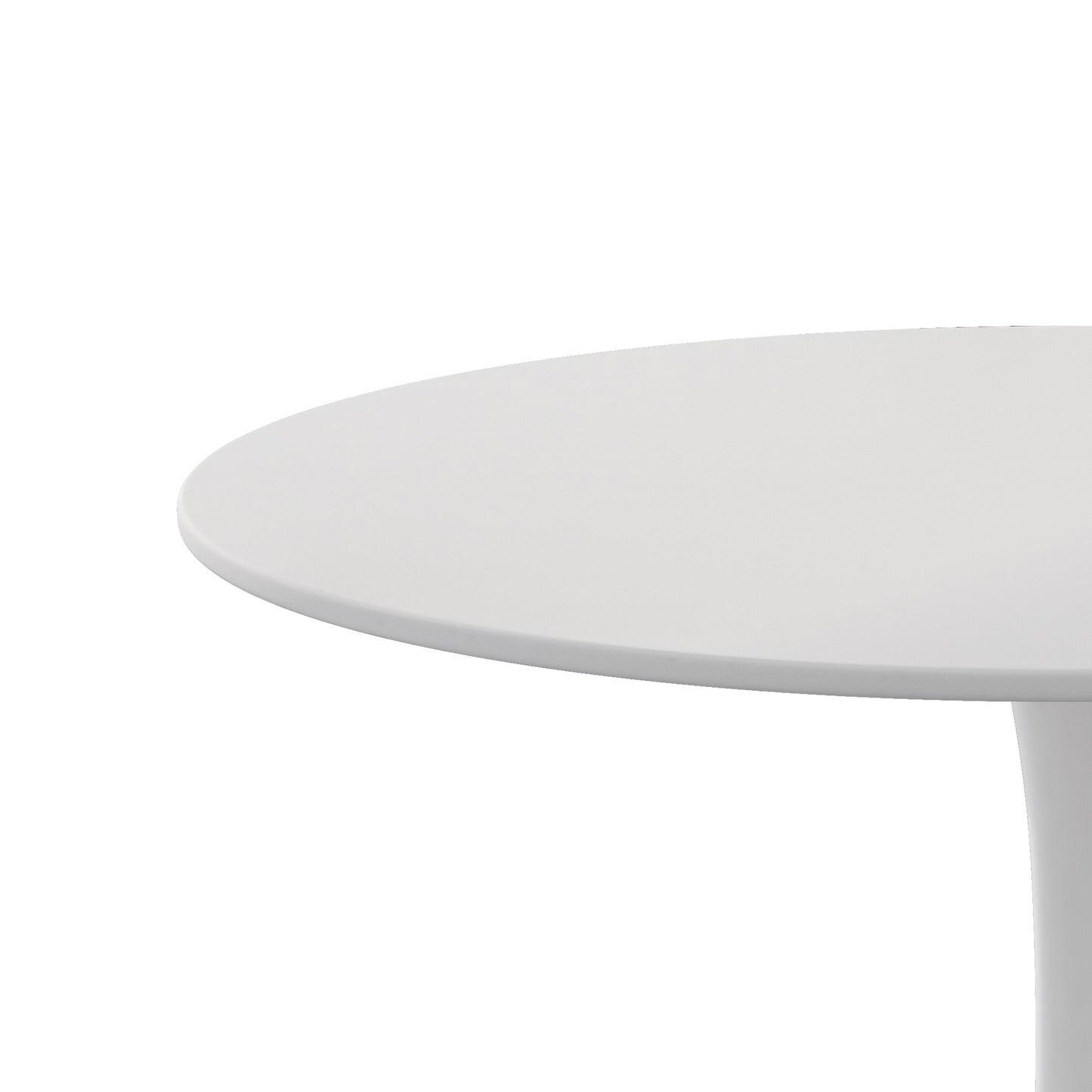42" Modern Round Dining Table with Round MDF Table Top
