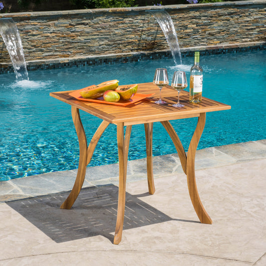 Teak Acacia Wood Outdoor Table