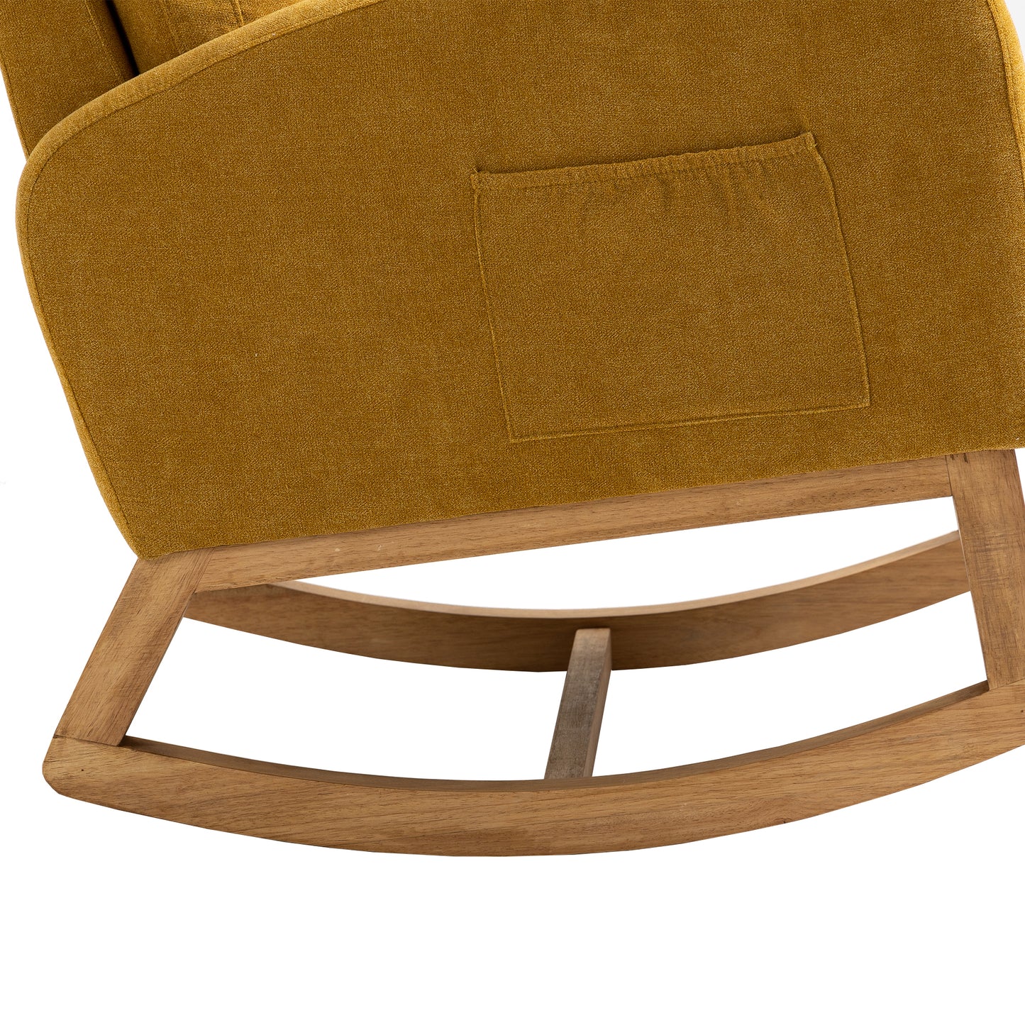 Comfortable Rocking Chair, yellow