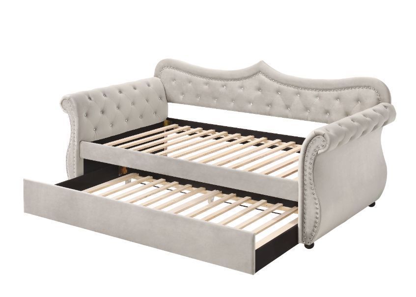 ACME Adkins Daybed & Trundle - Beige