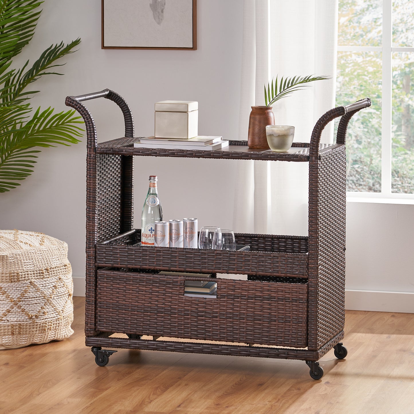 Shelton Patio Bar Cart