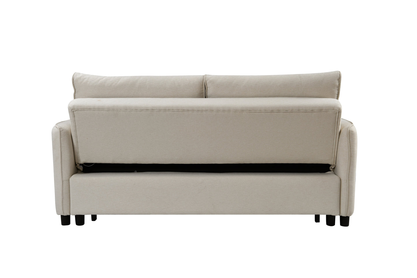 3 in 1 Convertible Sleeper Sofa Bed with Modern Fabric Loveseat