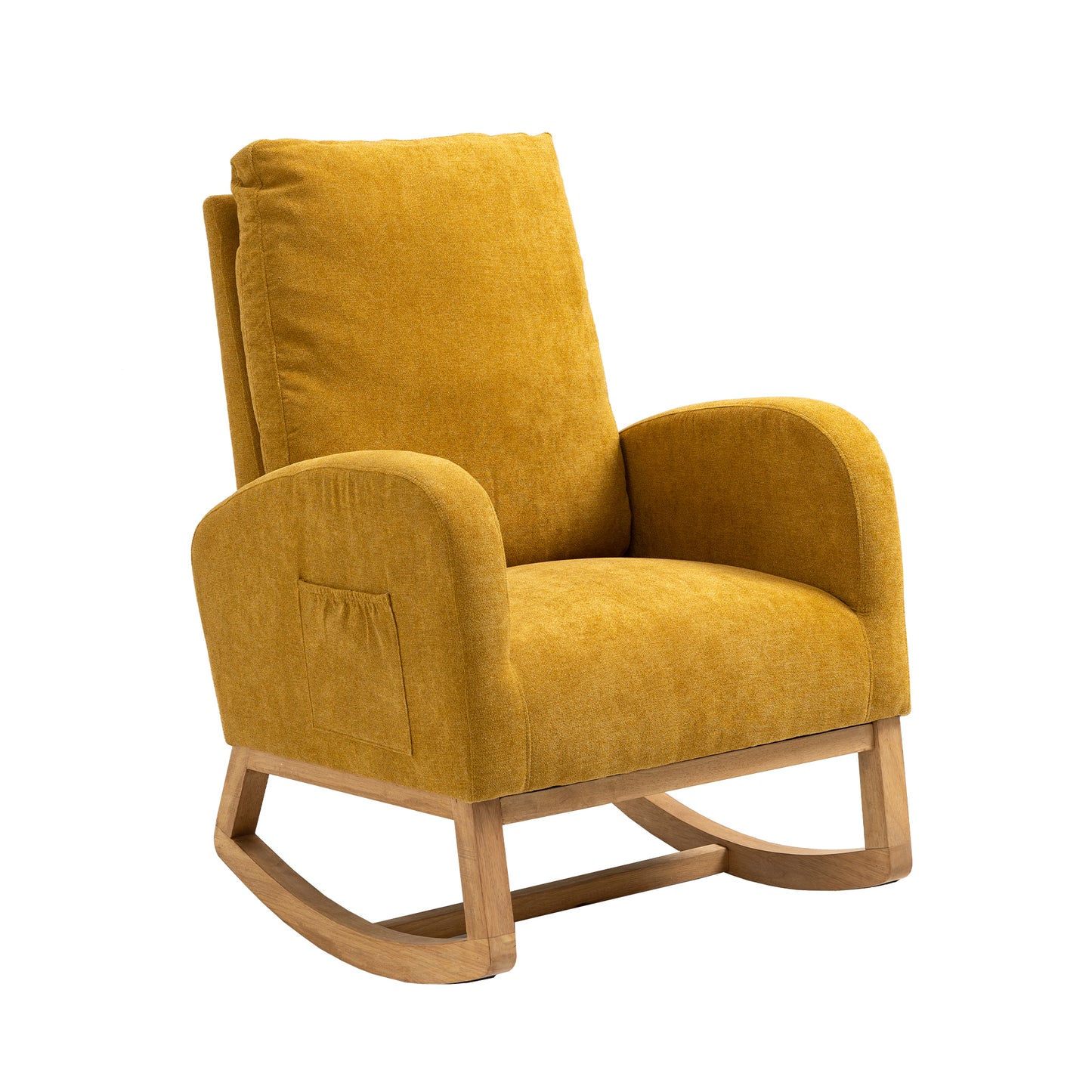 Comfortable Rocking Chair, yellow