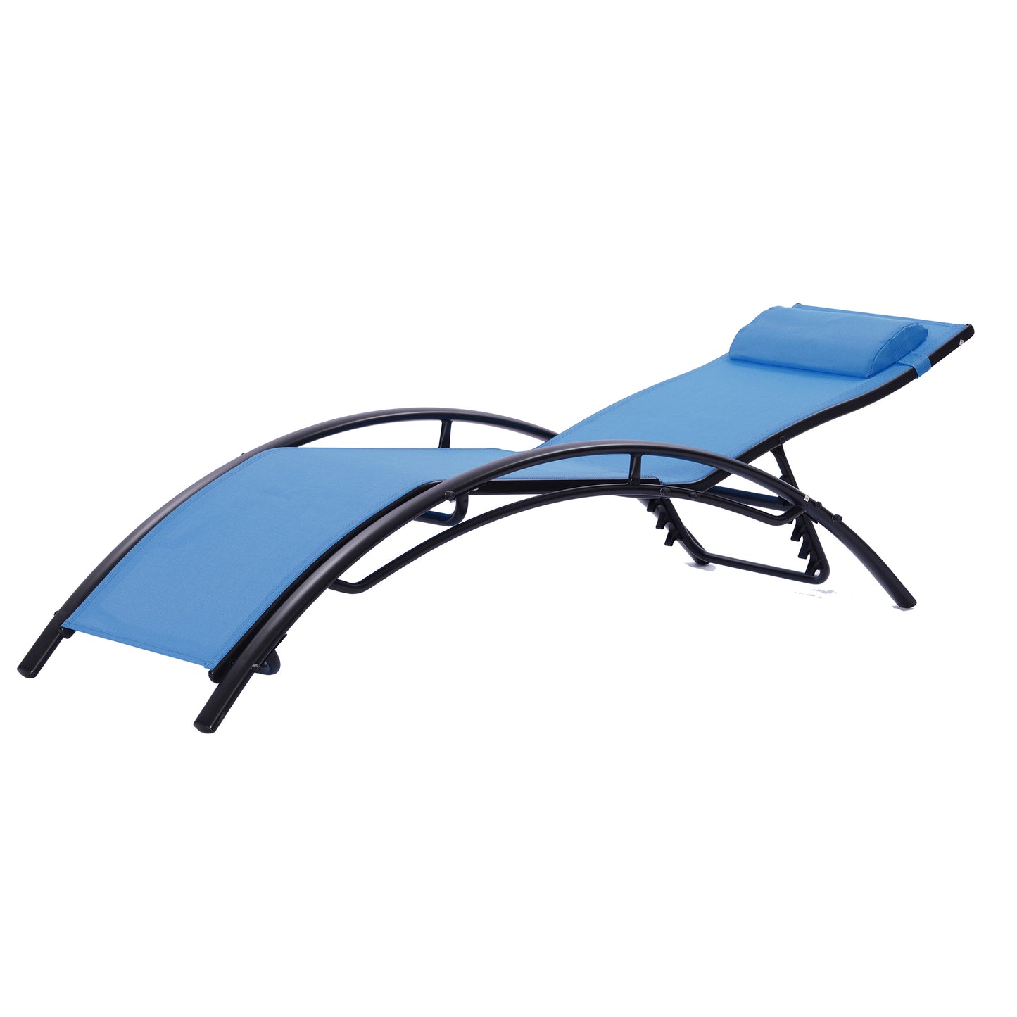 2pcs Set Chaise Outdoor Lounge Chair