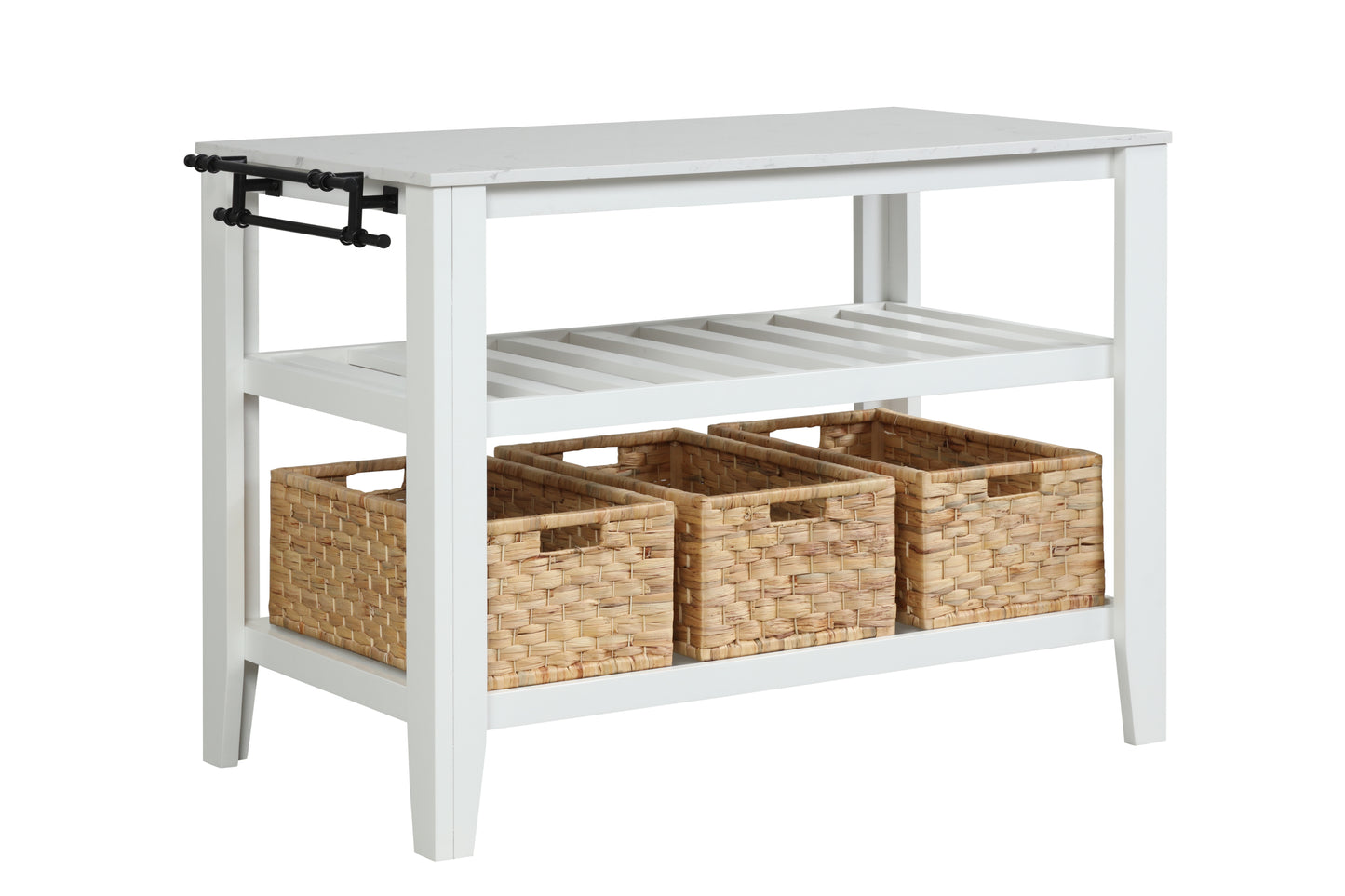 ACME Sezye Kitchen Island  in White Finish