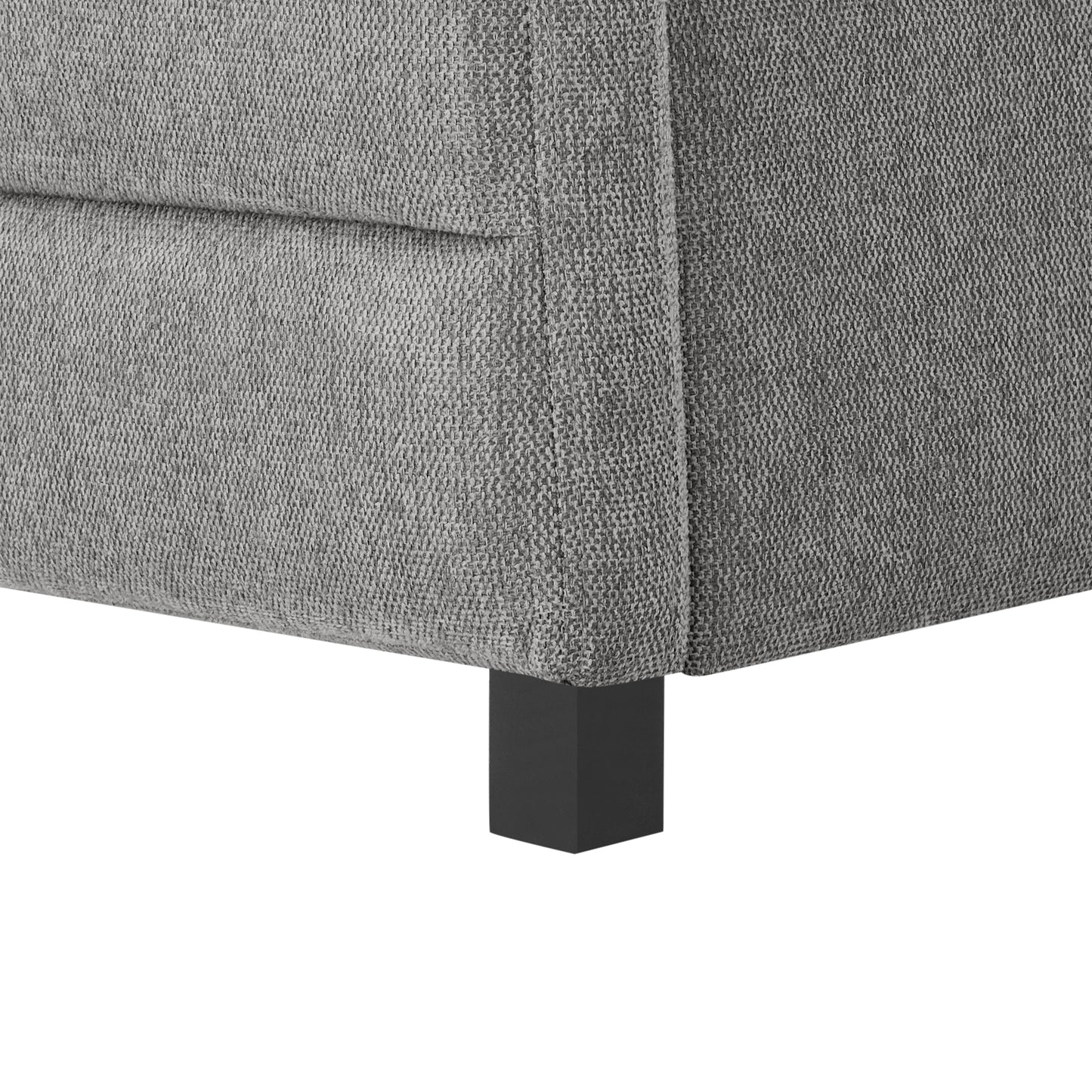 Two Drawers Trundle Upholstered Tufted -Twin