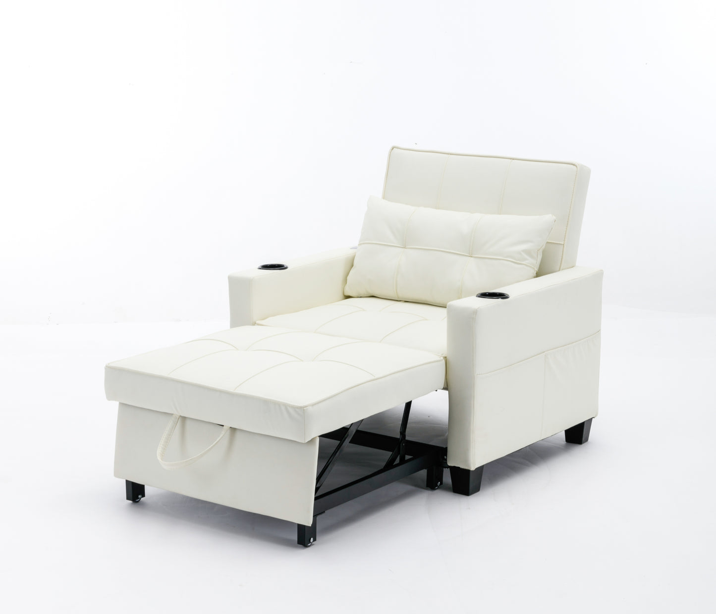 Convertible  Futon Chair 3-in-1 Pull Out Sleeper