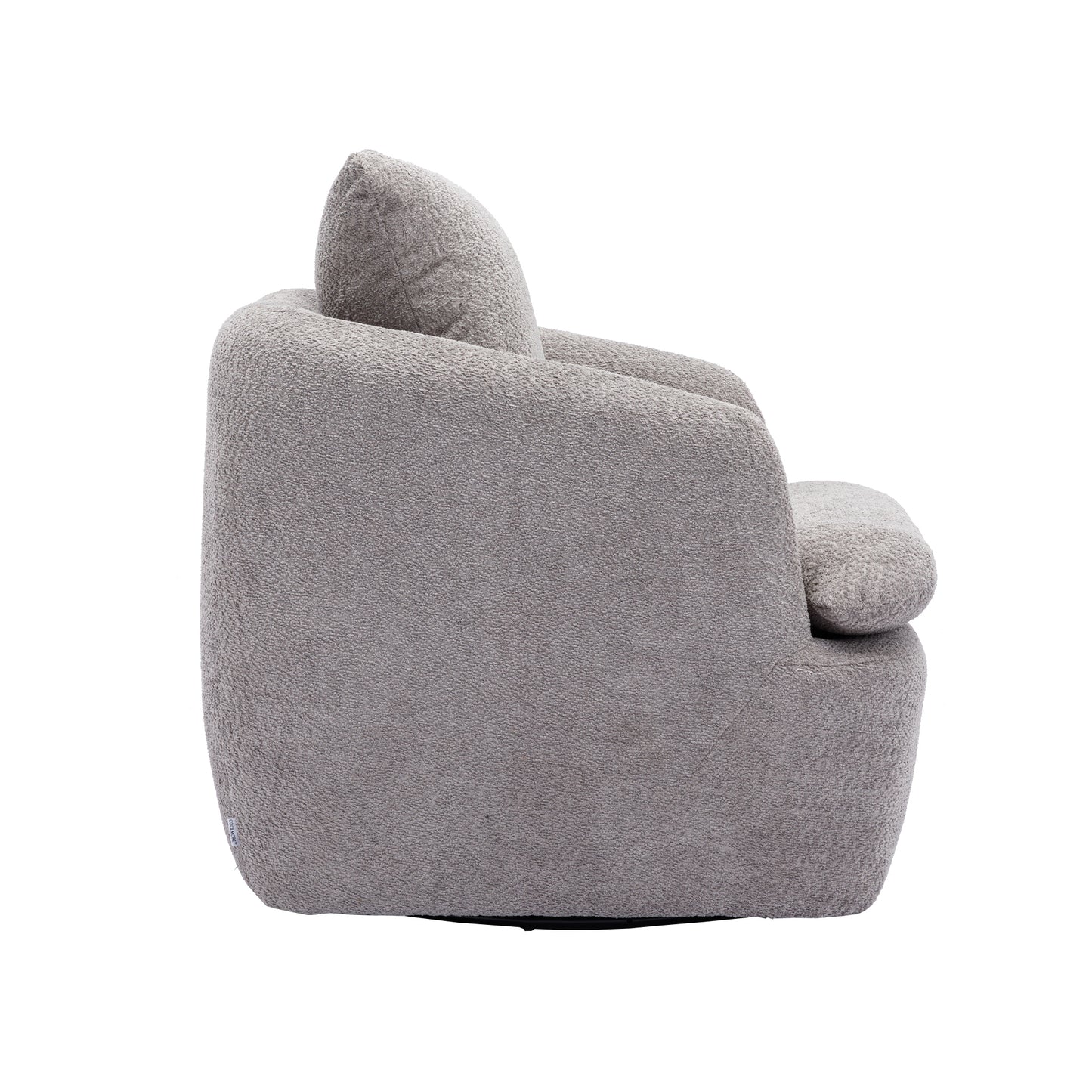 Swivel Barrel Chair, gray