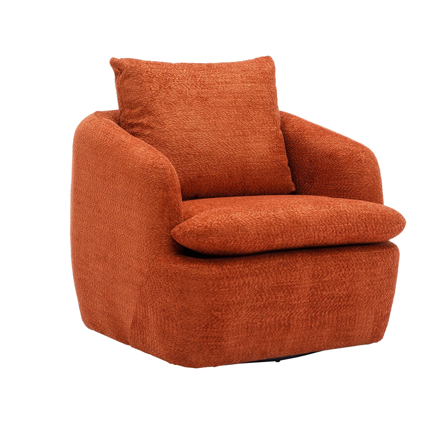 Comfy Round Accent Swivel Barrel Chair