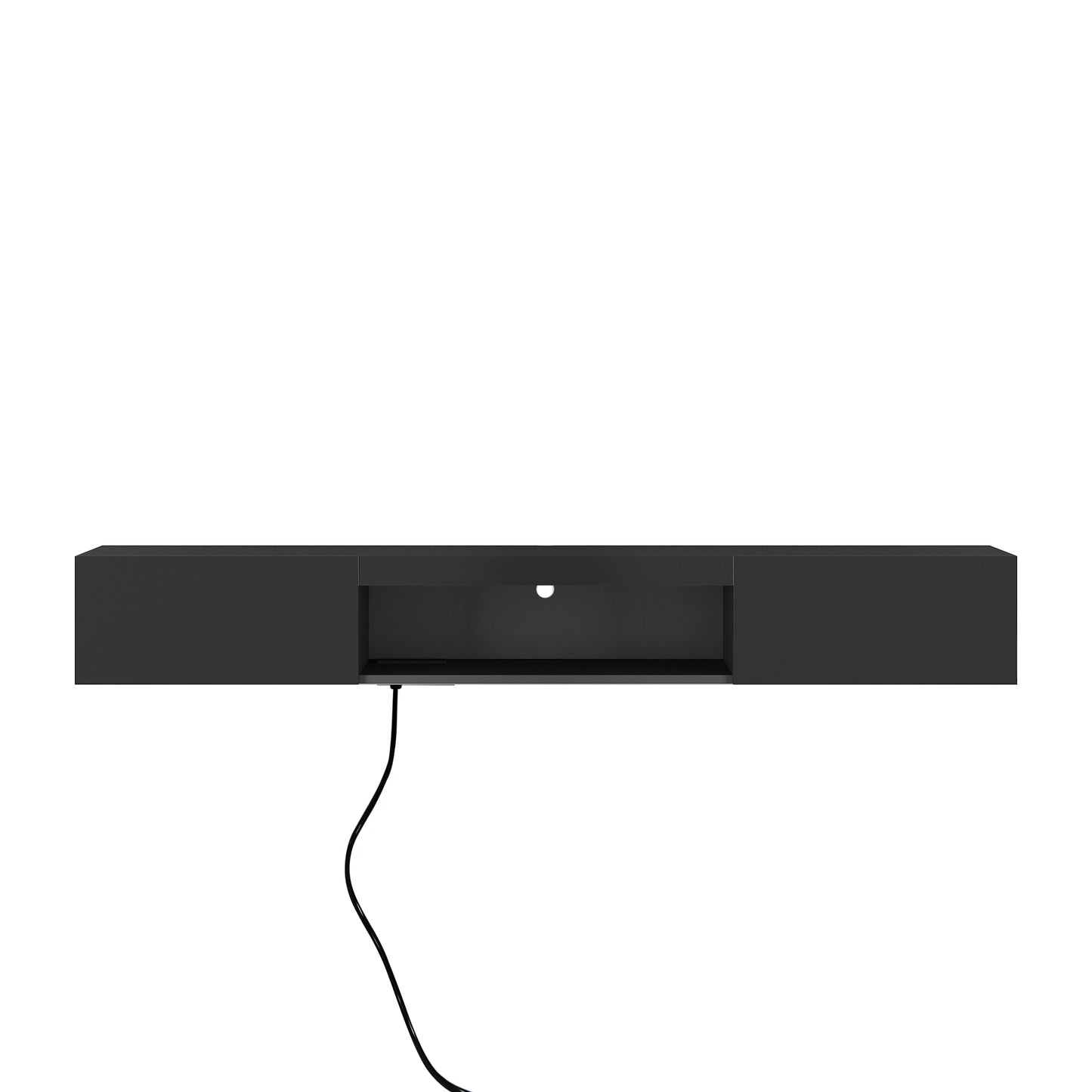 65"  Wall Mounted Floating TV Stand with 16 Color LEDs