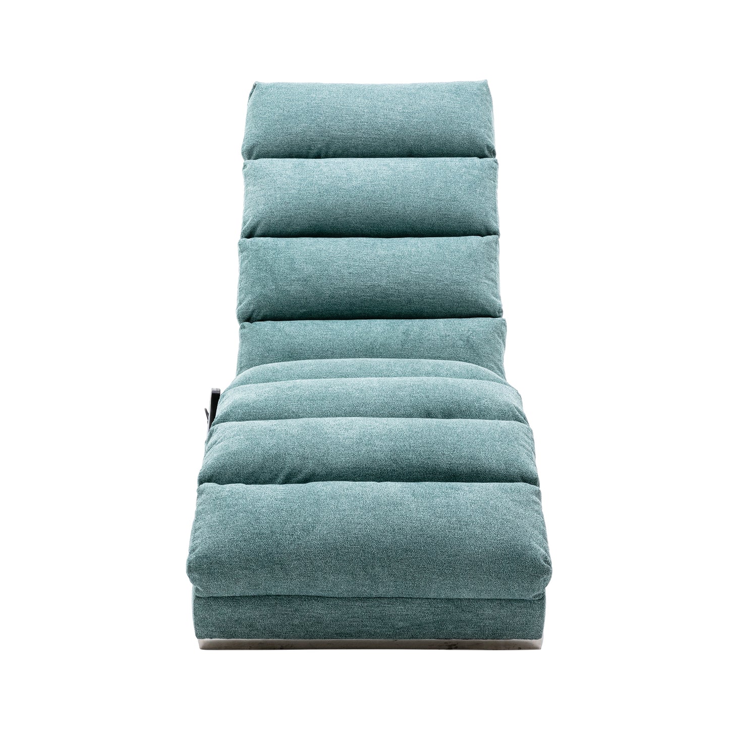 Linen Chaise Lounge Indoor Chair, teal