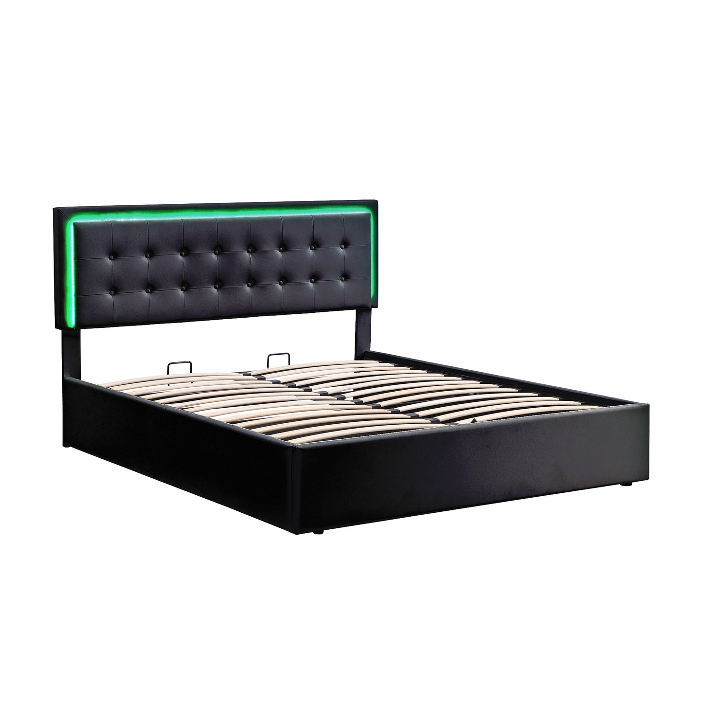 Tufted Upholstered Platform Bed - Queen