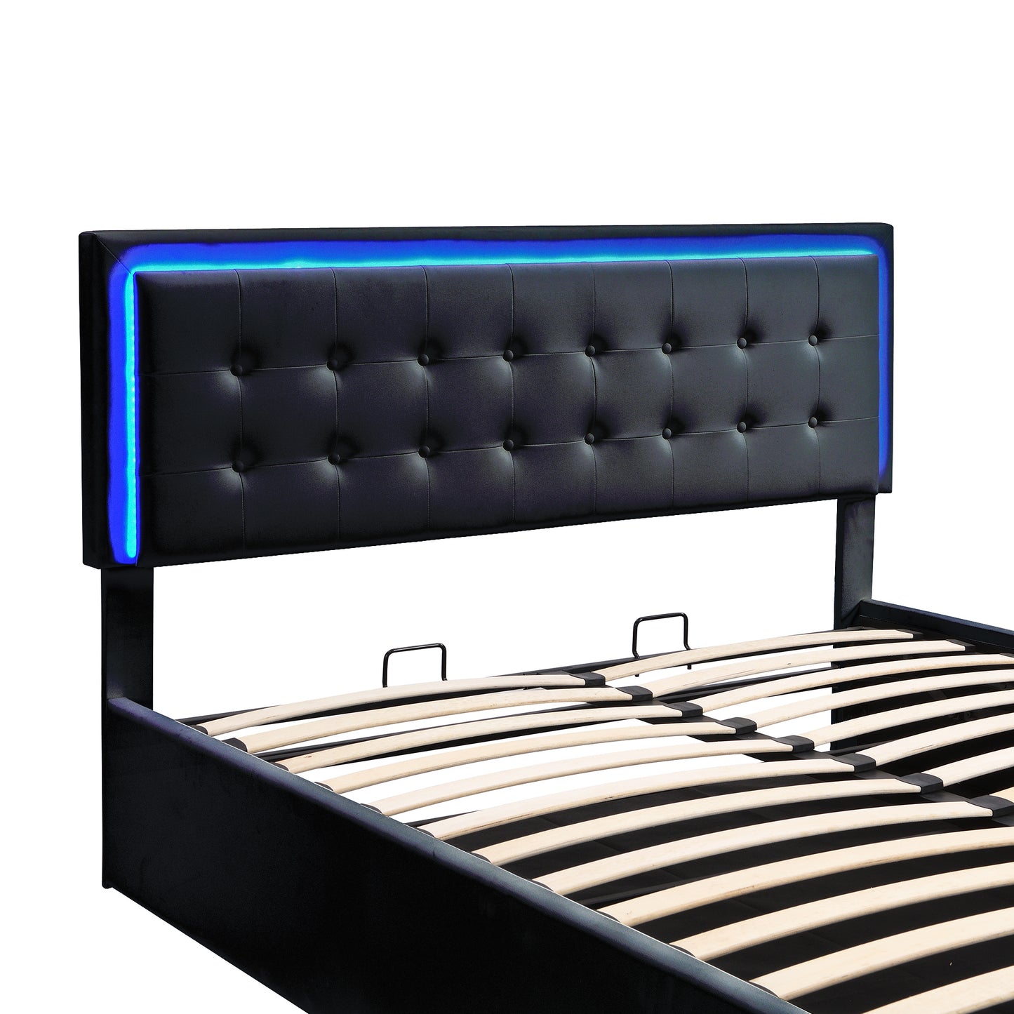 Tufted Upholstered Platform Bed - Queen