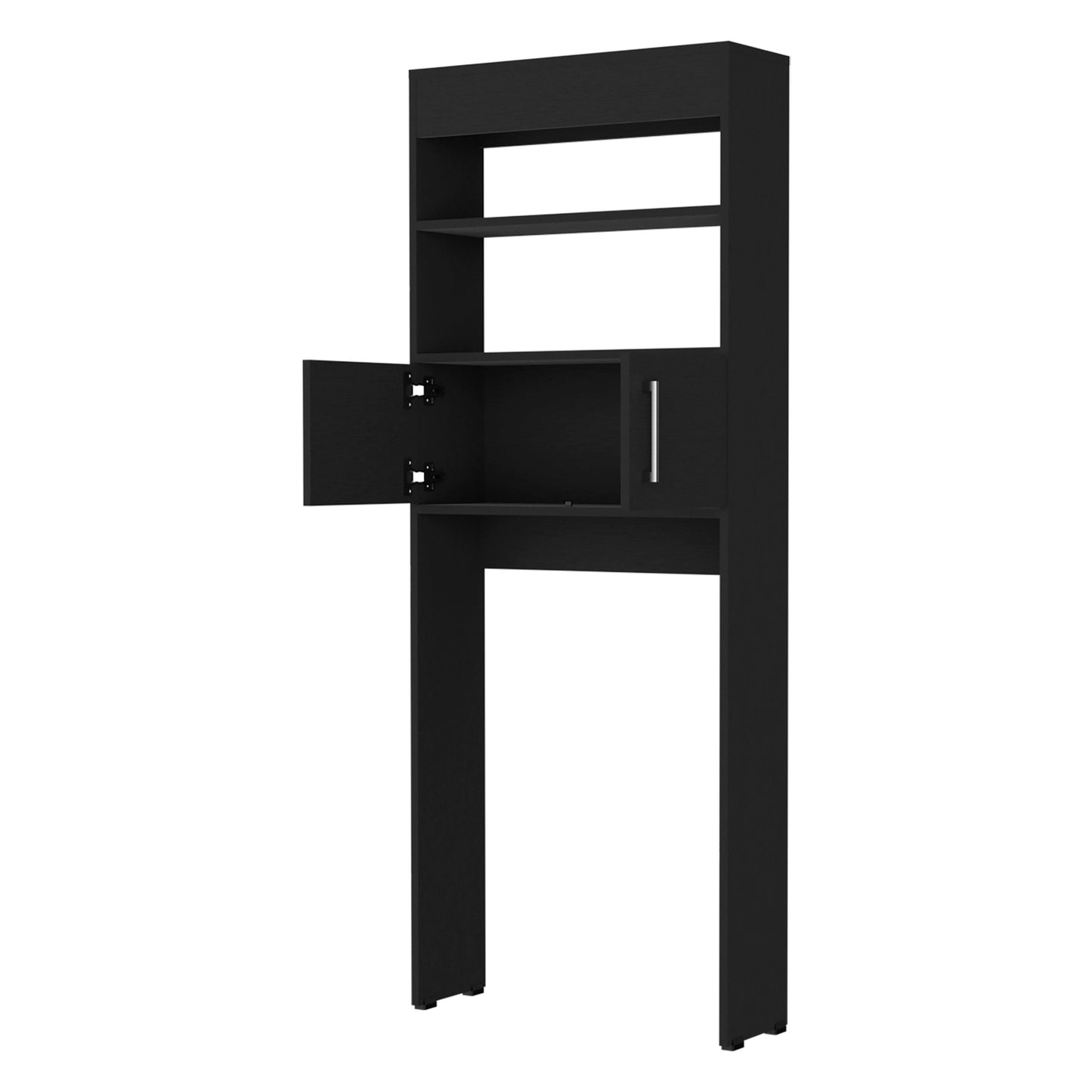 Morley 2-Shelf Toilet Cabinet - Black