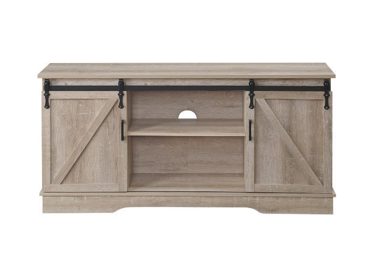 ACME Bennet TV Stand Oak Finish