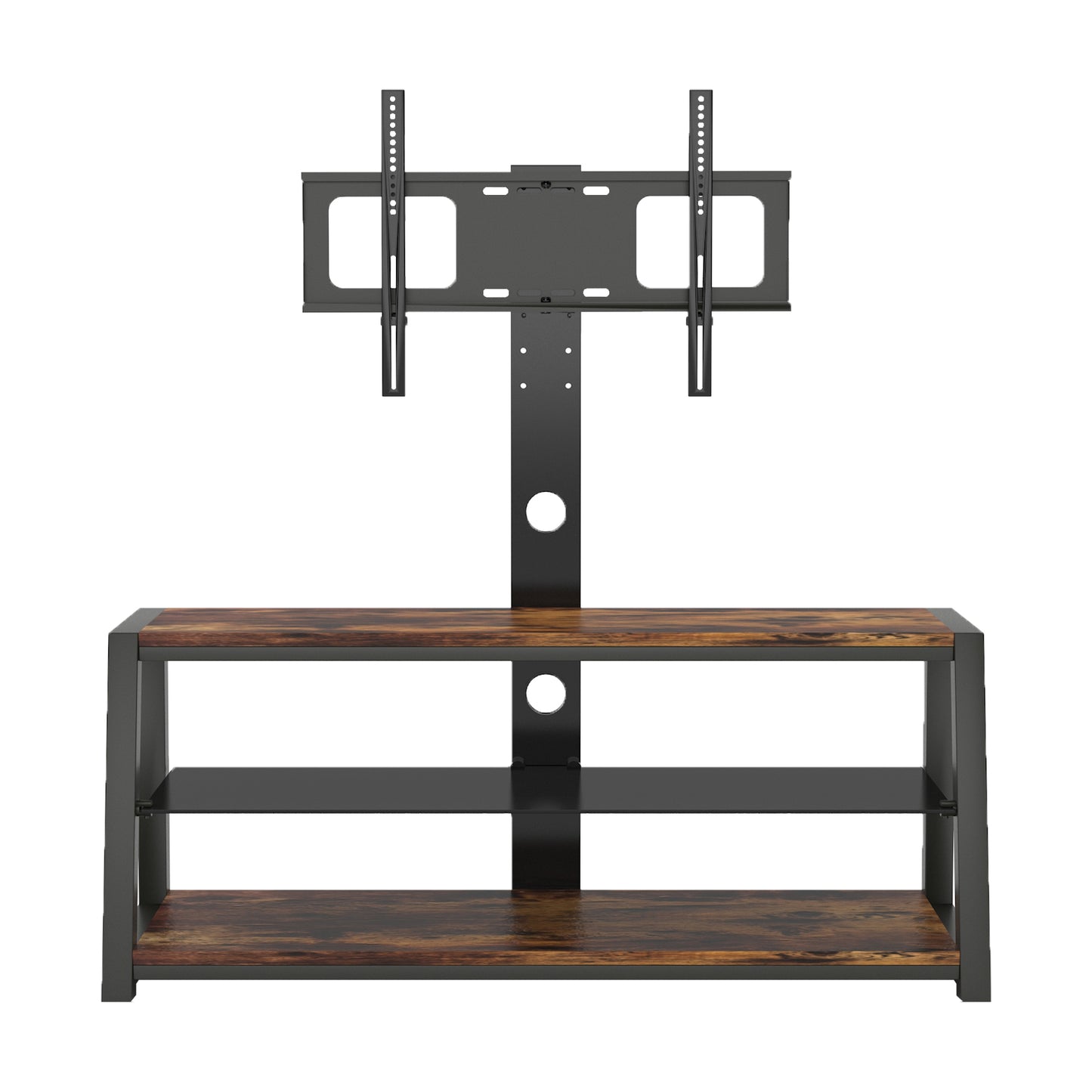 Adjustable Wooden Storage TV Stand