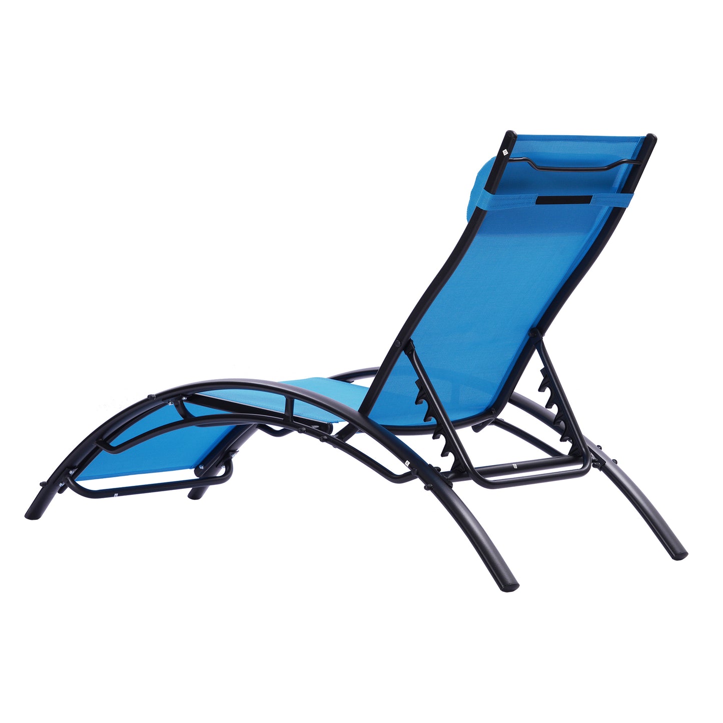 2pcs Set Chaise Outdoor Lounge Chair