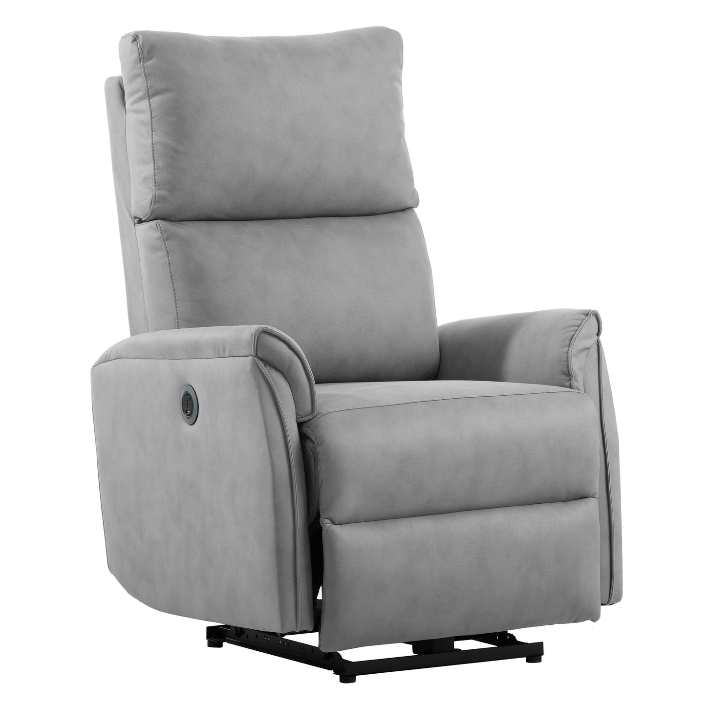 CompactLux Streamline: Space-Saver Power Recliner with USB