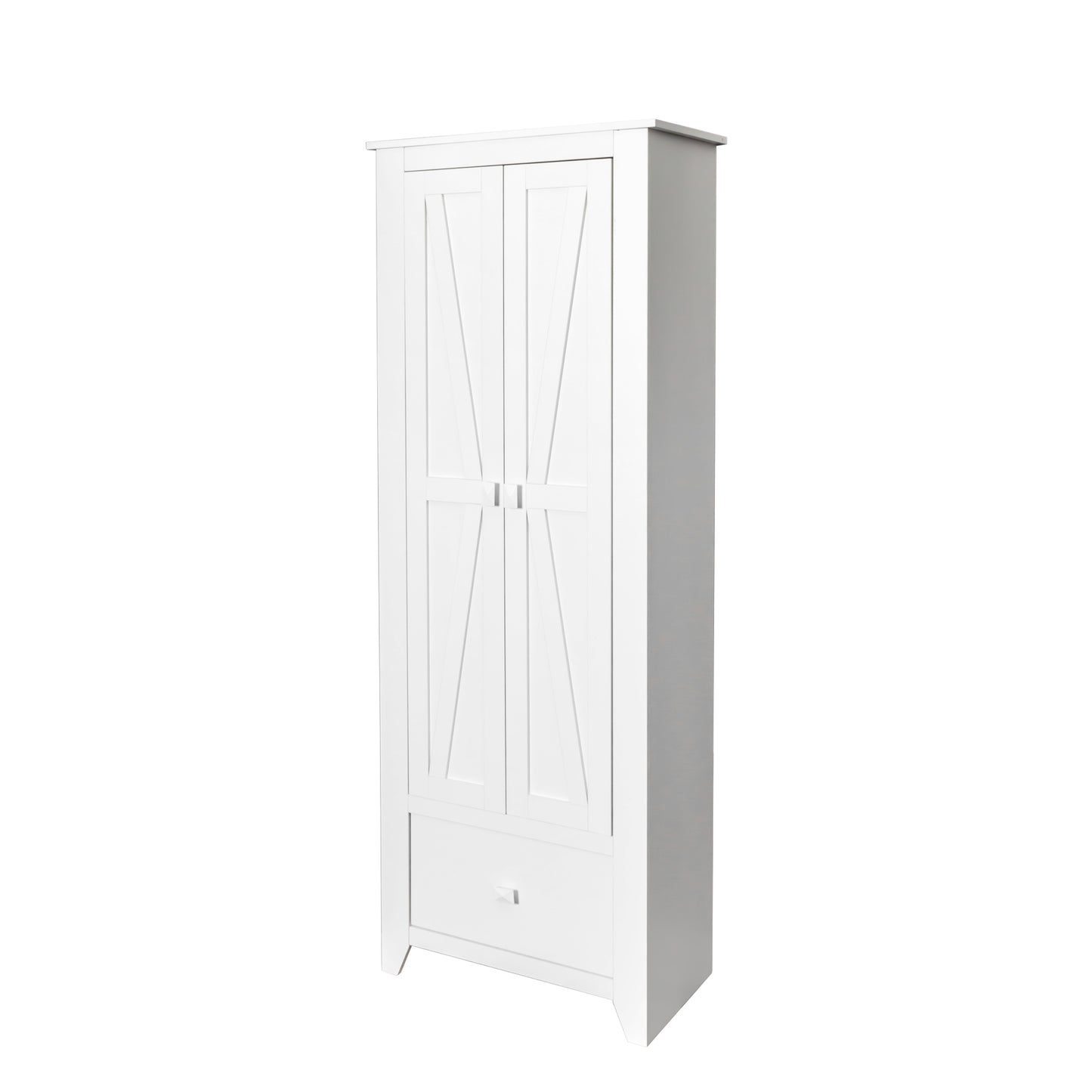 Home  Wide Storage Cabinet, 30",WHITE