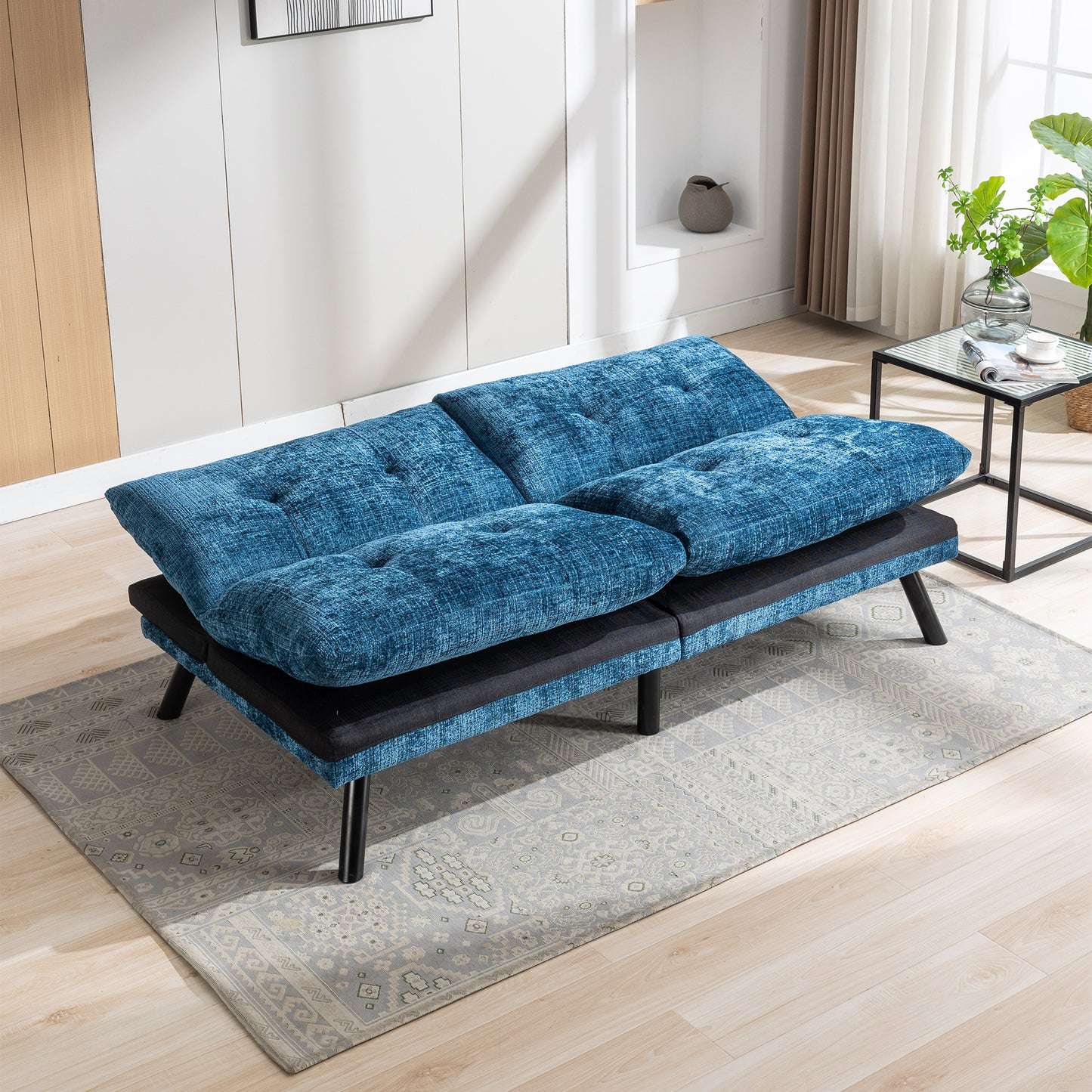 Convertible Sofa Bed Loveseat Futon