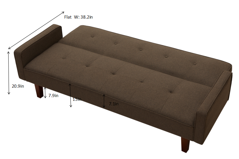 Brown Sofa Bed