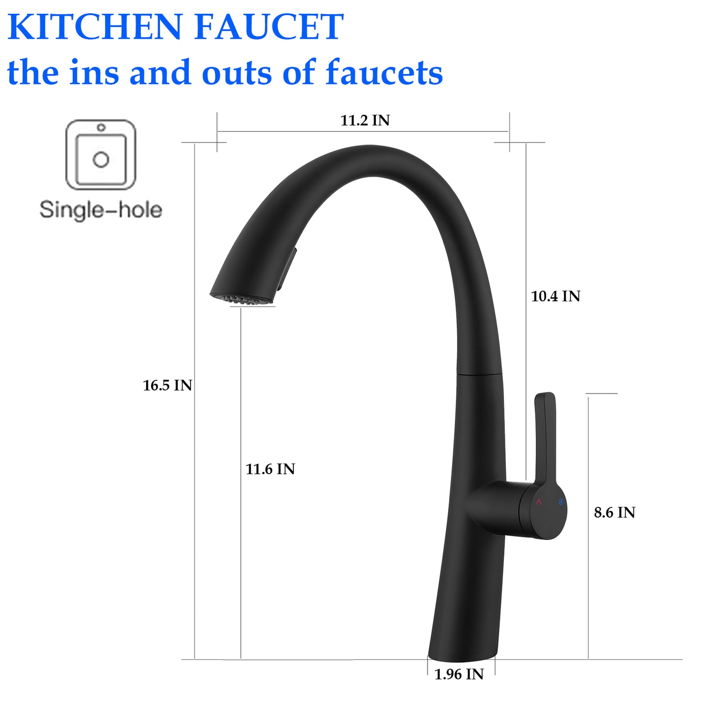 Stainless Steel Pull Out Kitchen Faucet