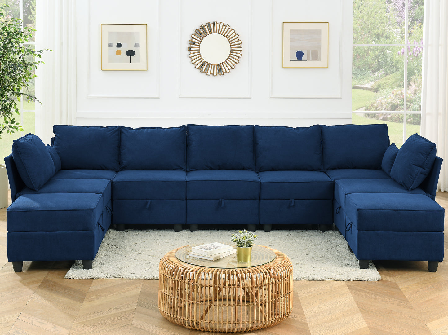 9 Seat Modular Sofa Set