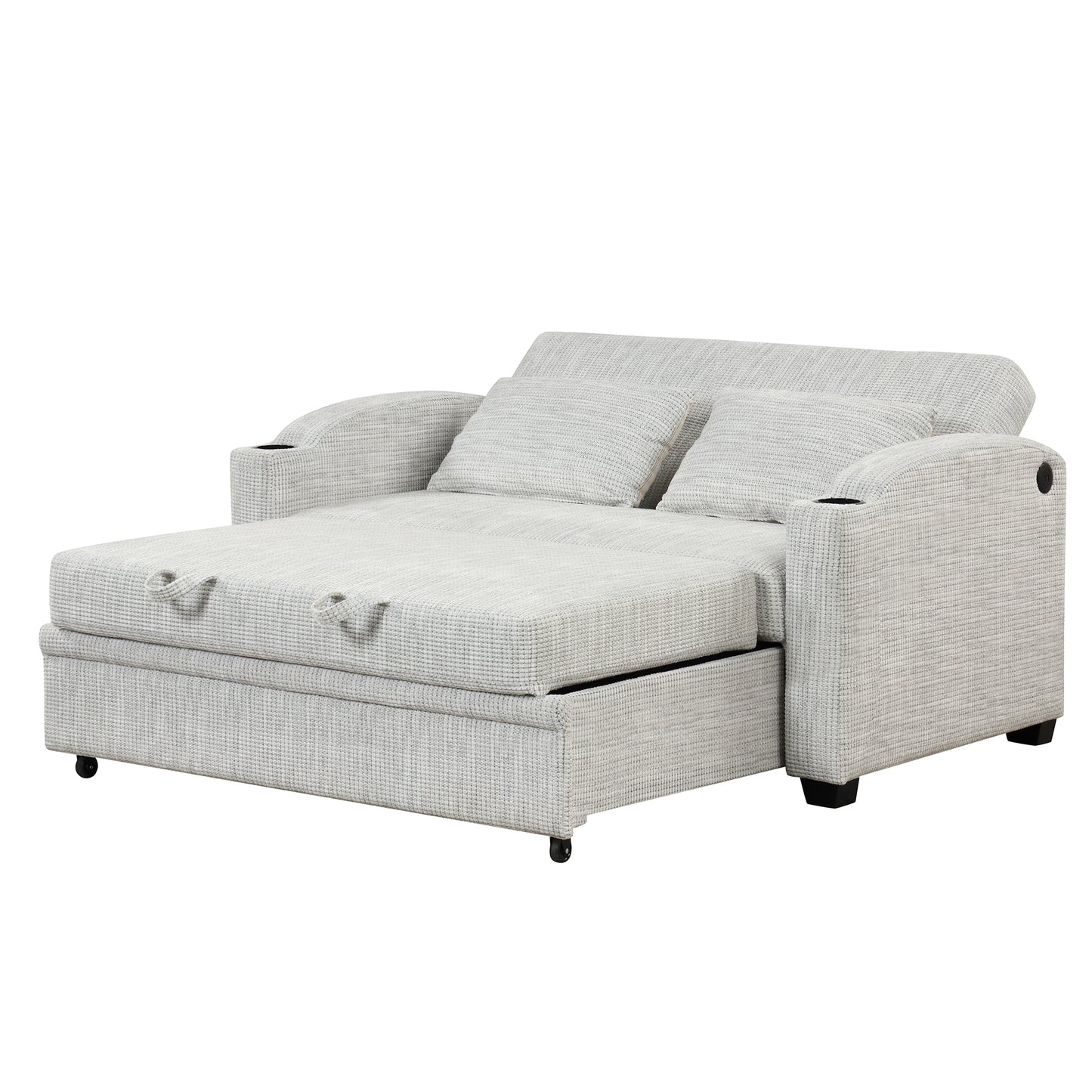 65" Modern  Pull Out Sofa Bed