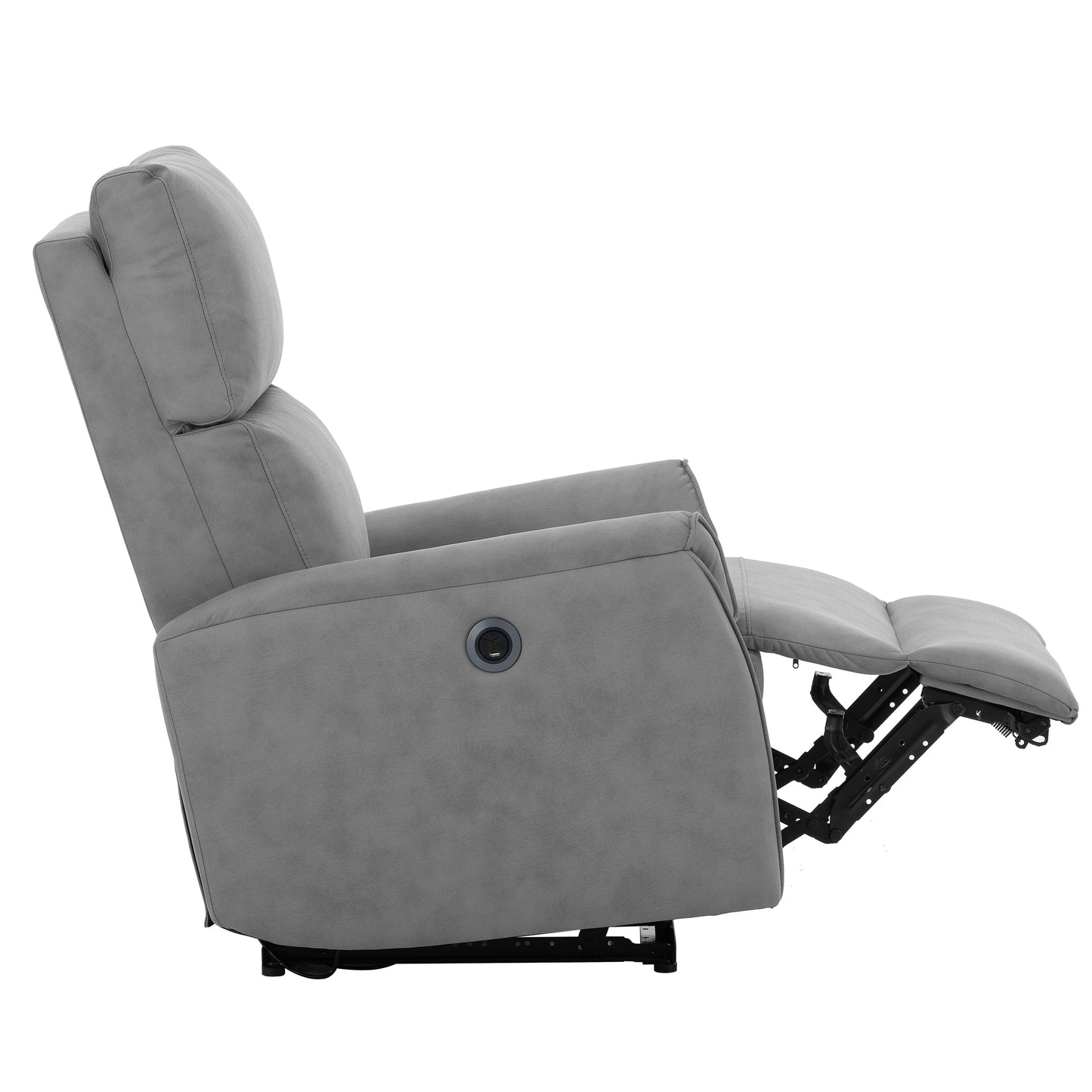 CompactLux Streamline: Space-Saver Power Recliner with USB