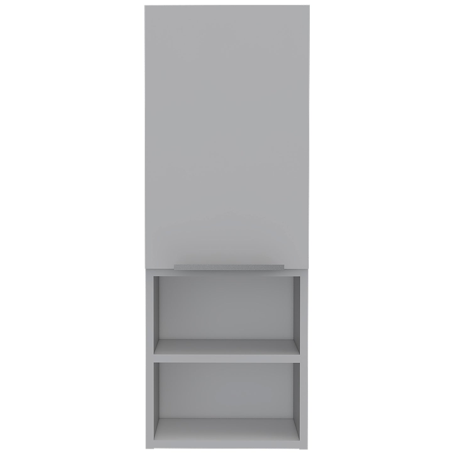 Mila  Bathroom Cabinet, Two Internal Shelves, Two External Shelves, Single Door -White