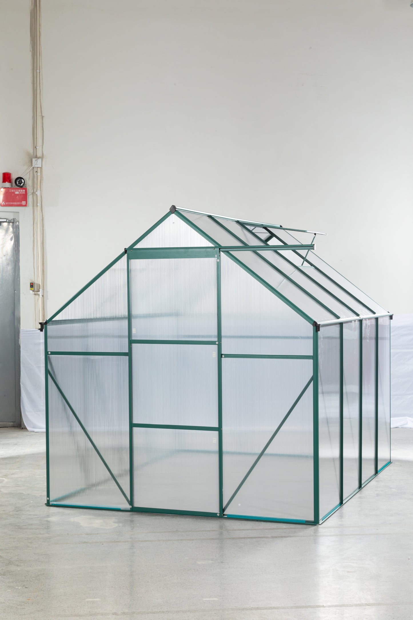 Green-6 x 8 FT Outdoor Patio Greenhouse