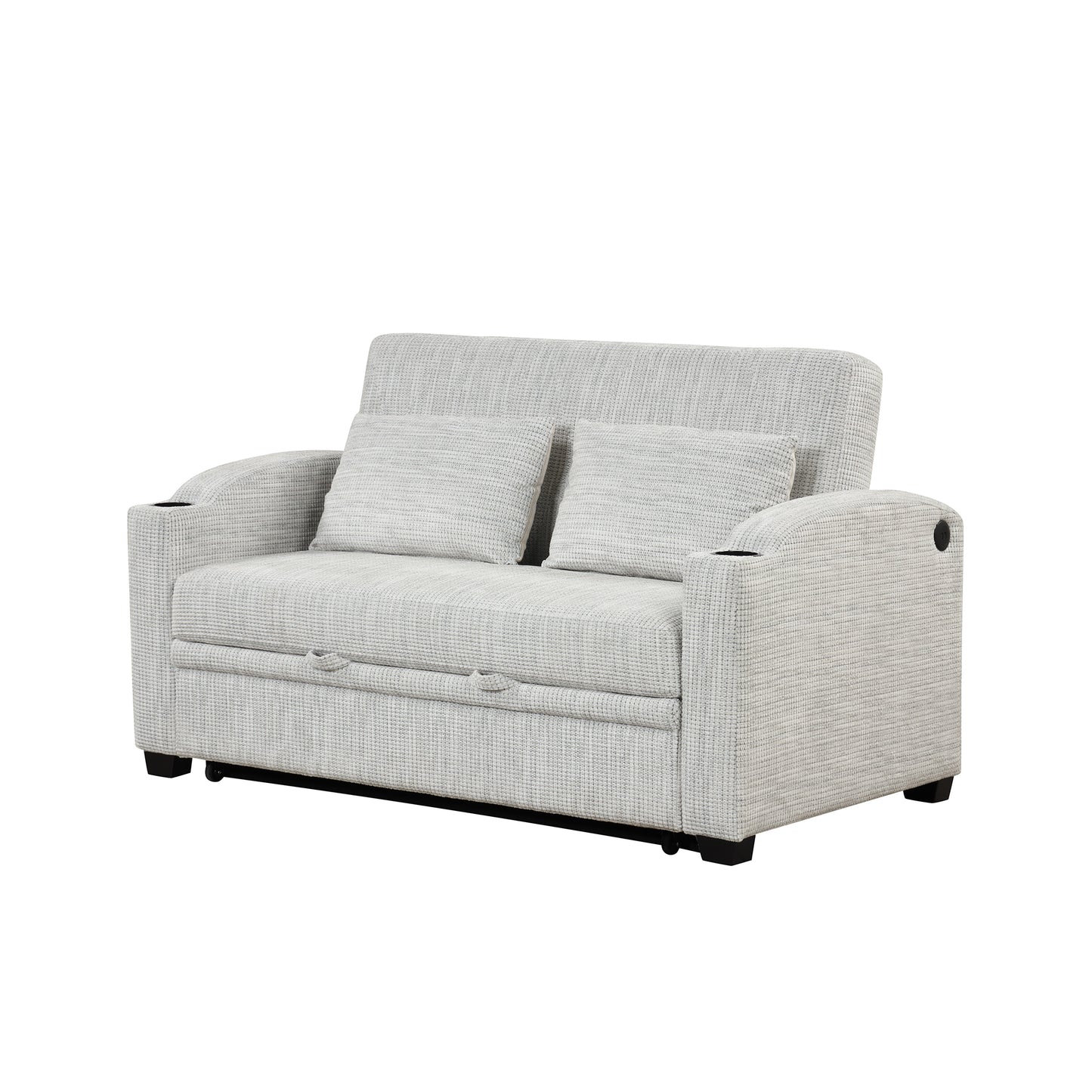 65" Modern  Pull Out Sofa Bed