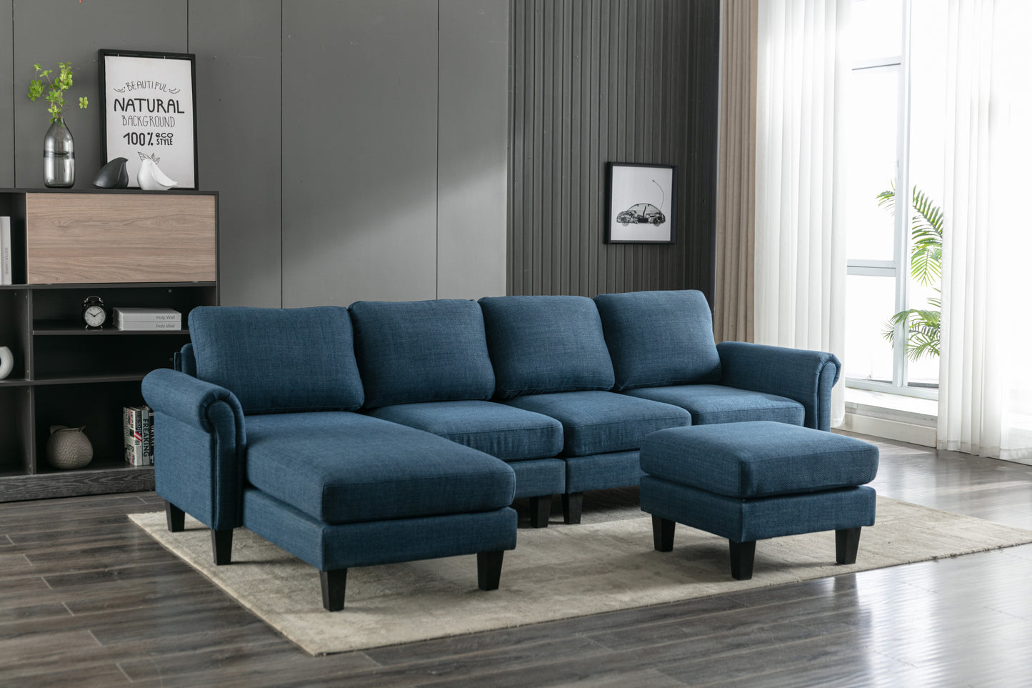 COOLMORE Accent sofa /Living room sofa sectional  sofa