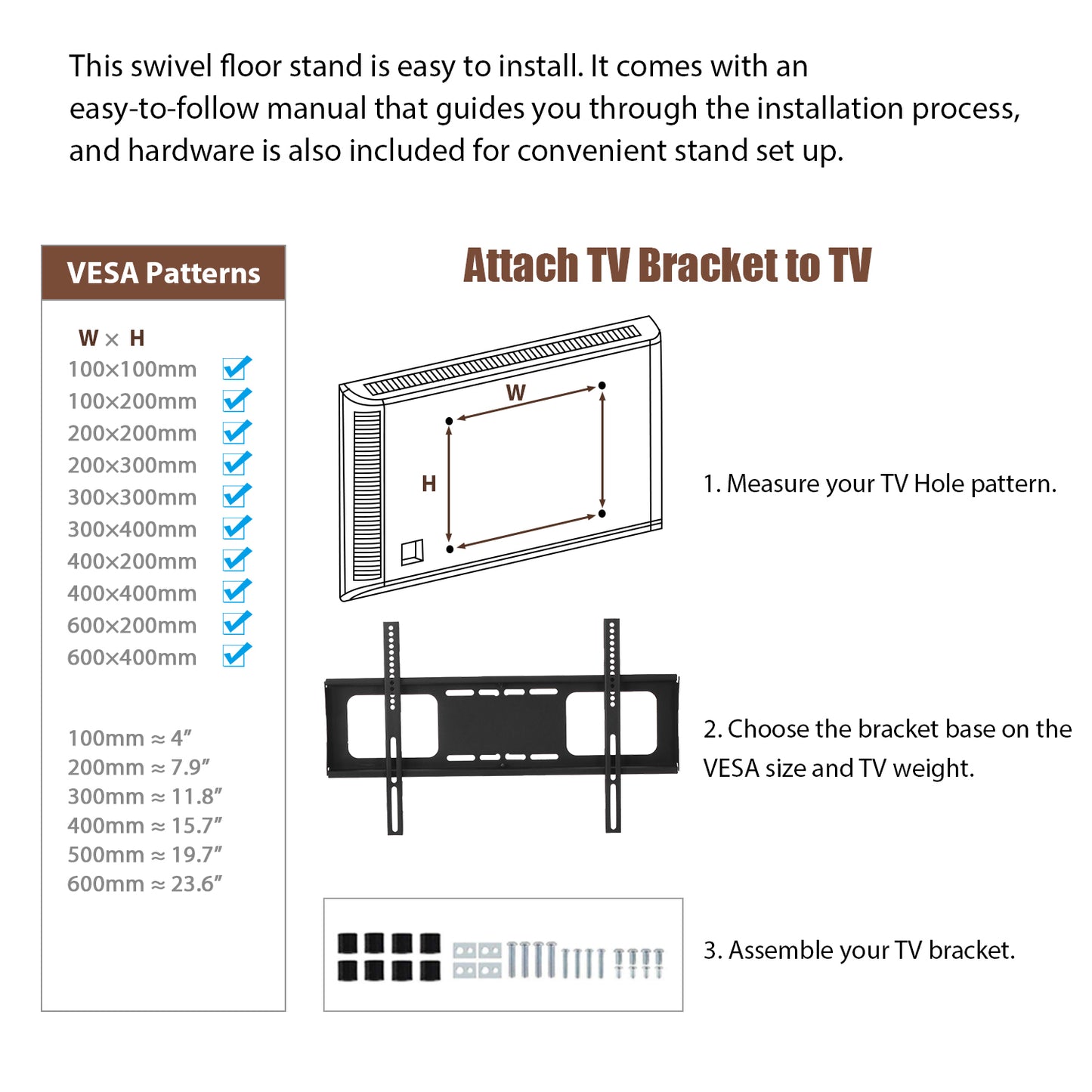 Adjustable Wooden Storage TV Stand