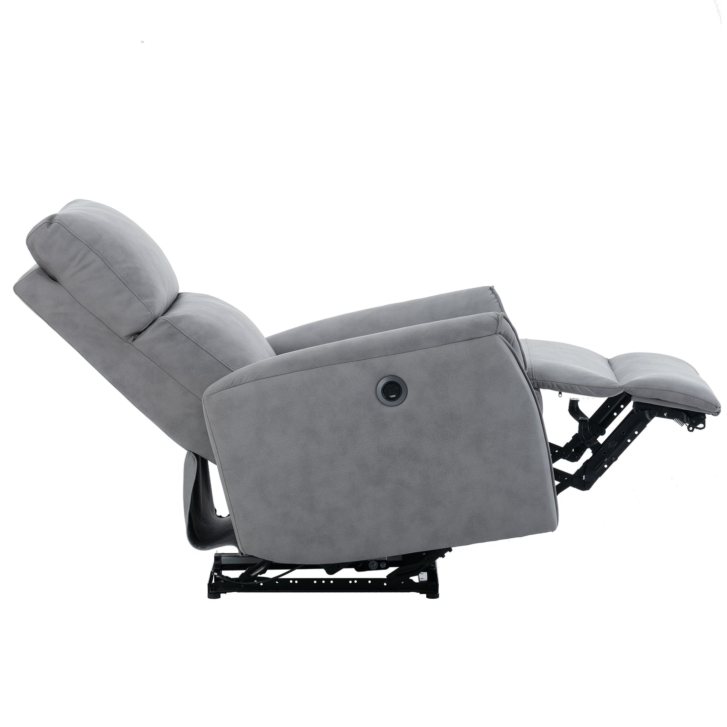 CompactLux Streamline: Space-Saver Power Recliner with USB