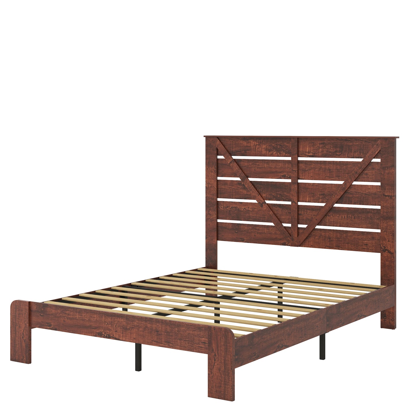 Camus Metal Platform Bed- Queen