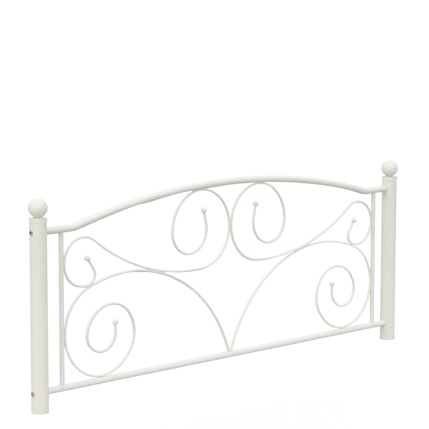 Full Size Unique Flower  Metal Bed Frame with Headboard and Footboard