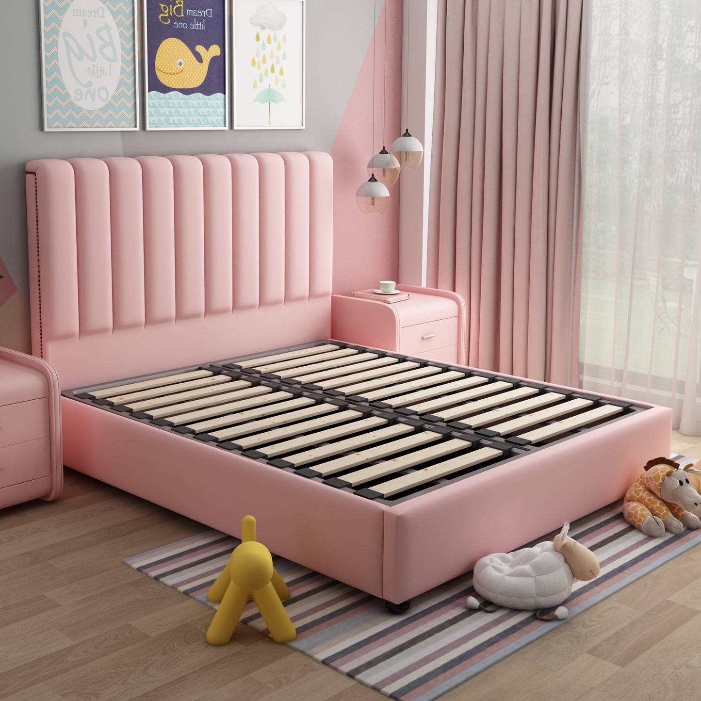 Makenna Upholstered Bed- Queen