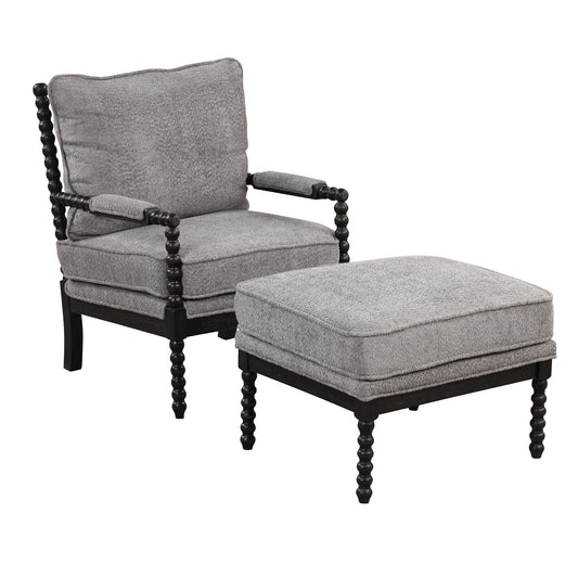 The Spindle Chair Black & Grey
