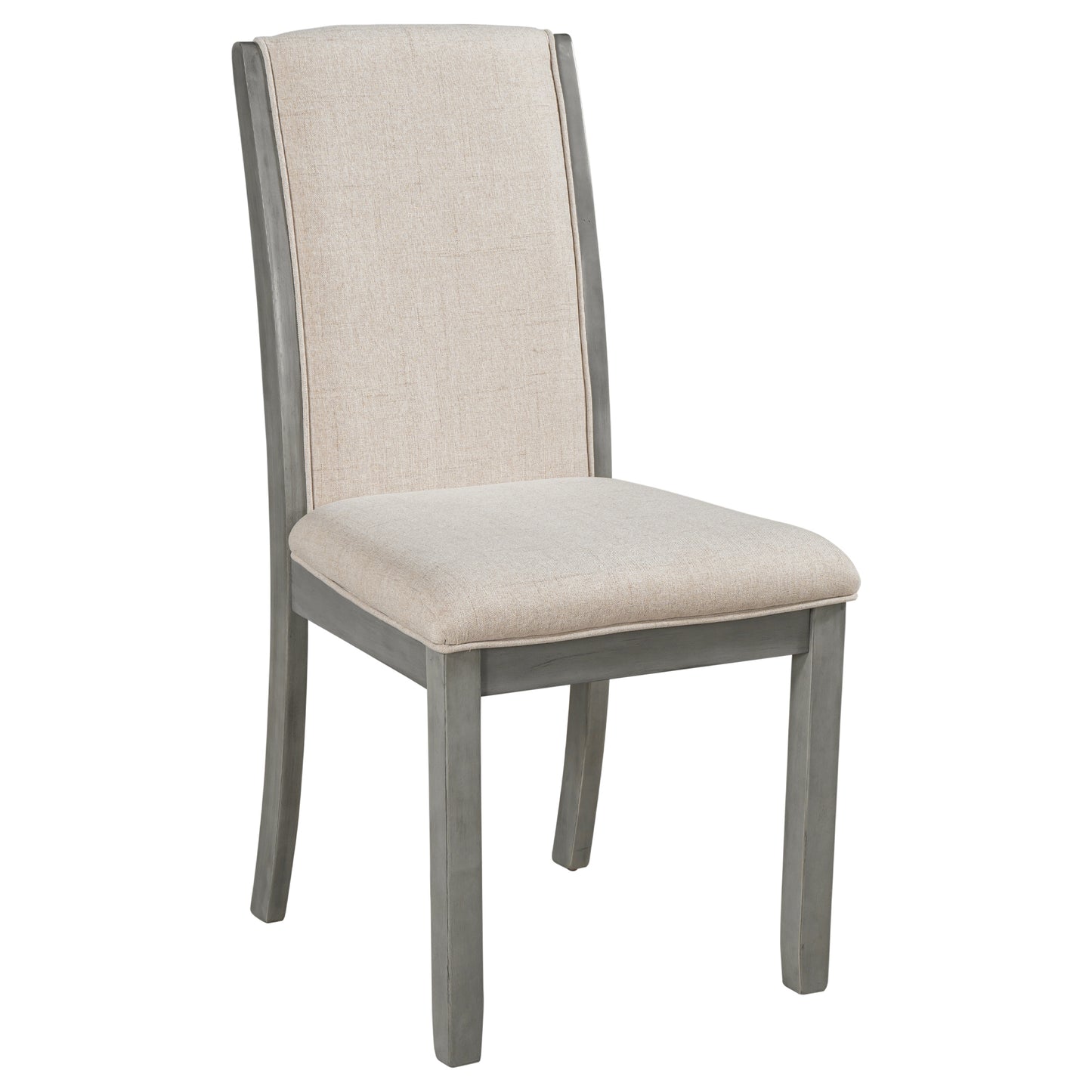 Rentford Farmhouse 4-Piece Wood Full Back Dining Chairs Set