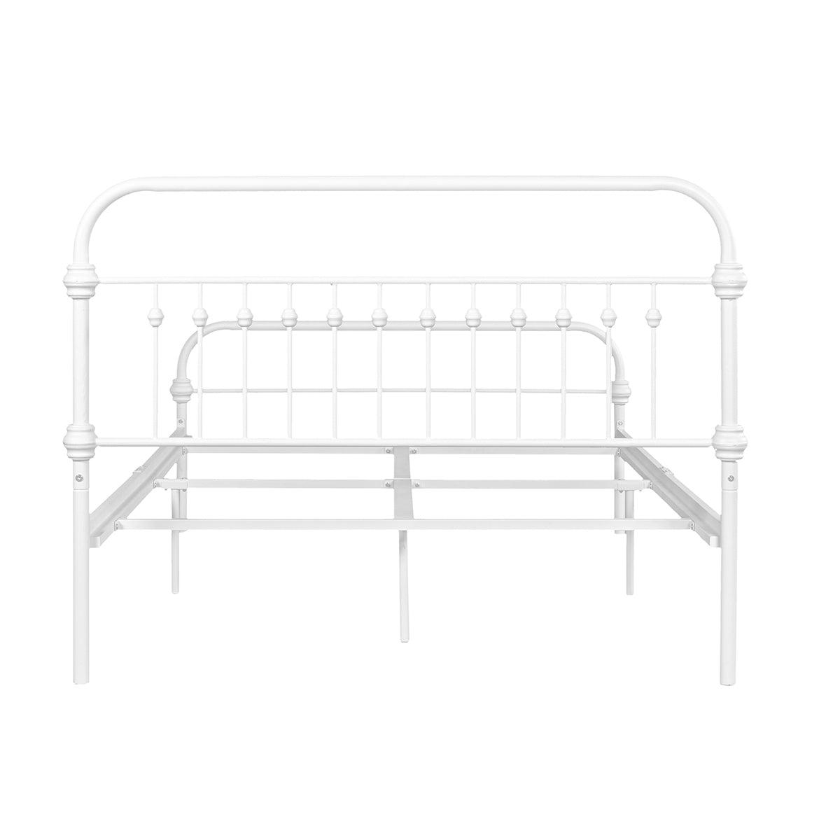 Farmhouse Bed Frame Size: Full - WHITE